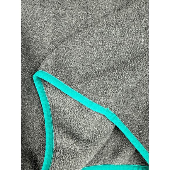 Patagonia synchilla T snap fleece teal/ gray women’s large - Picture 7 of 10